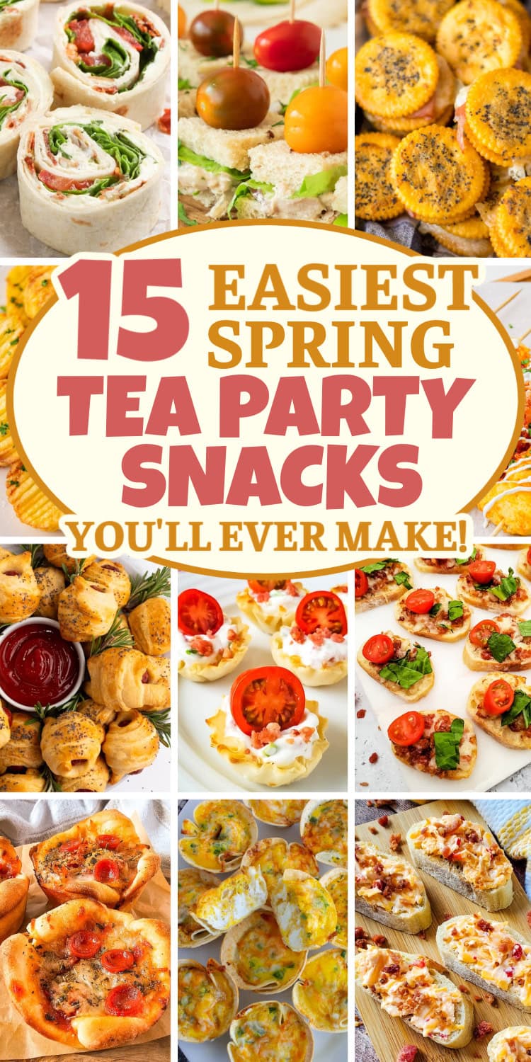 15 Tea Party Snack Recipe Ideas - Bite-Sized Bash