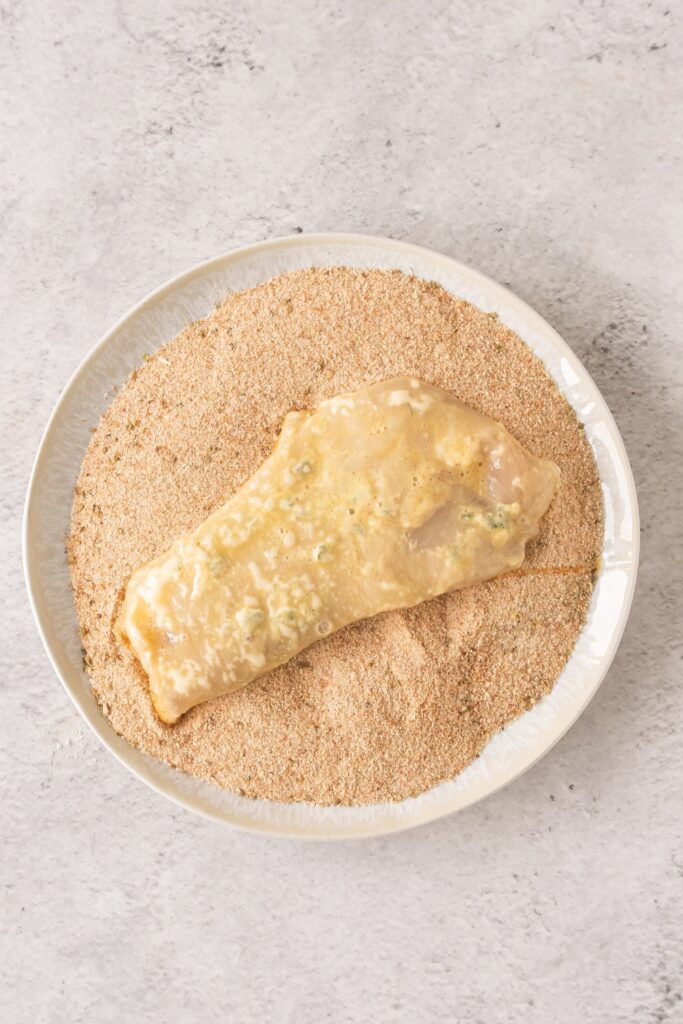 Crispy Lemon Garlic Chicken Spaghetti Process Photo