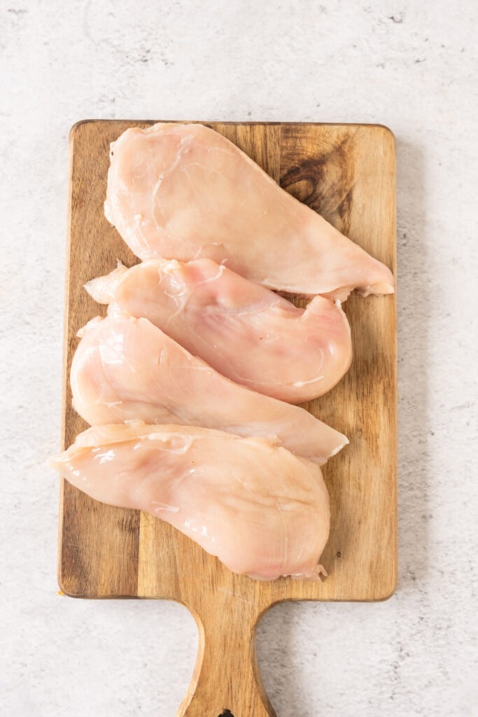 Crispy Lemon Garlic Chicken Spaghetti Process Photo