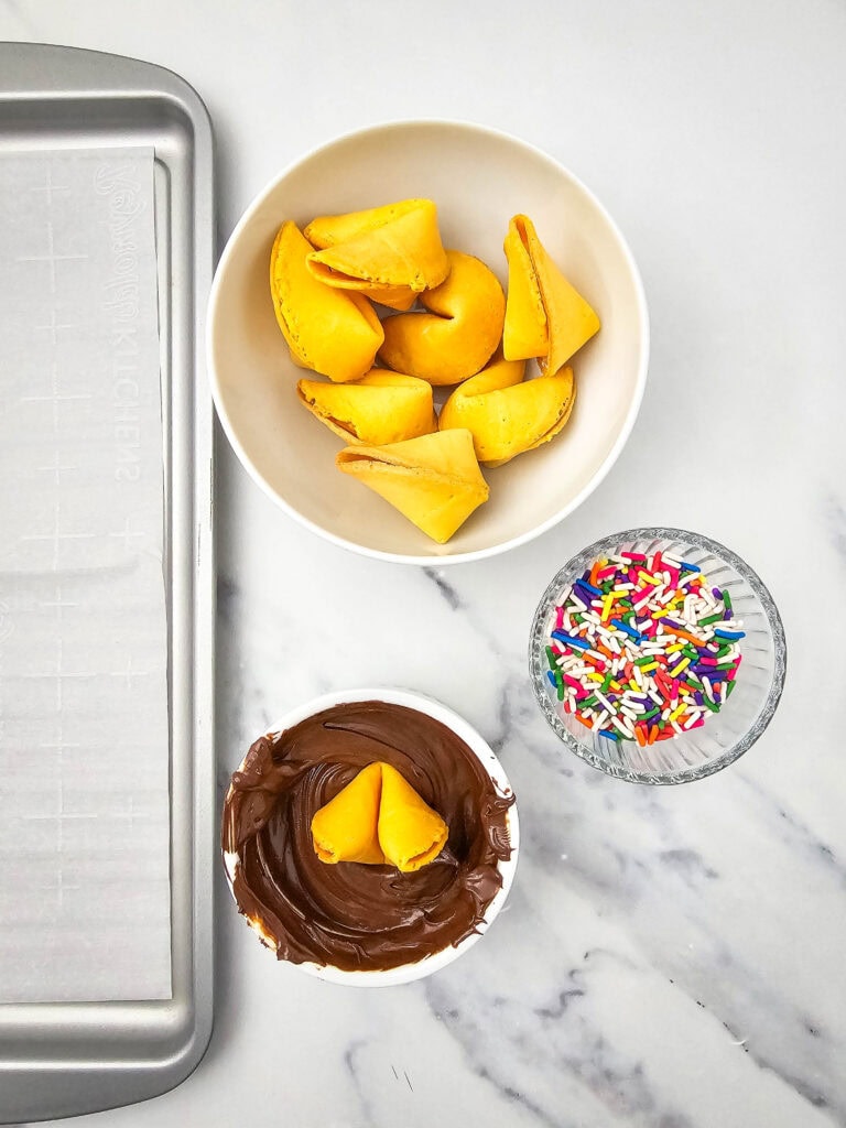 fortune cookies process photo