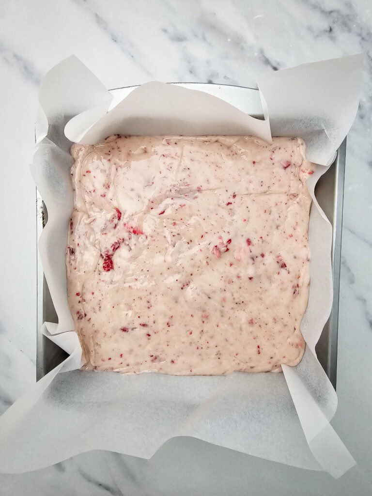 strawberry fudge process photo