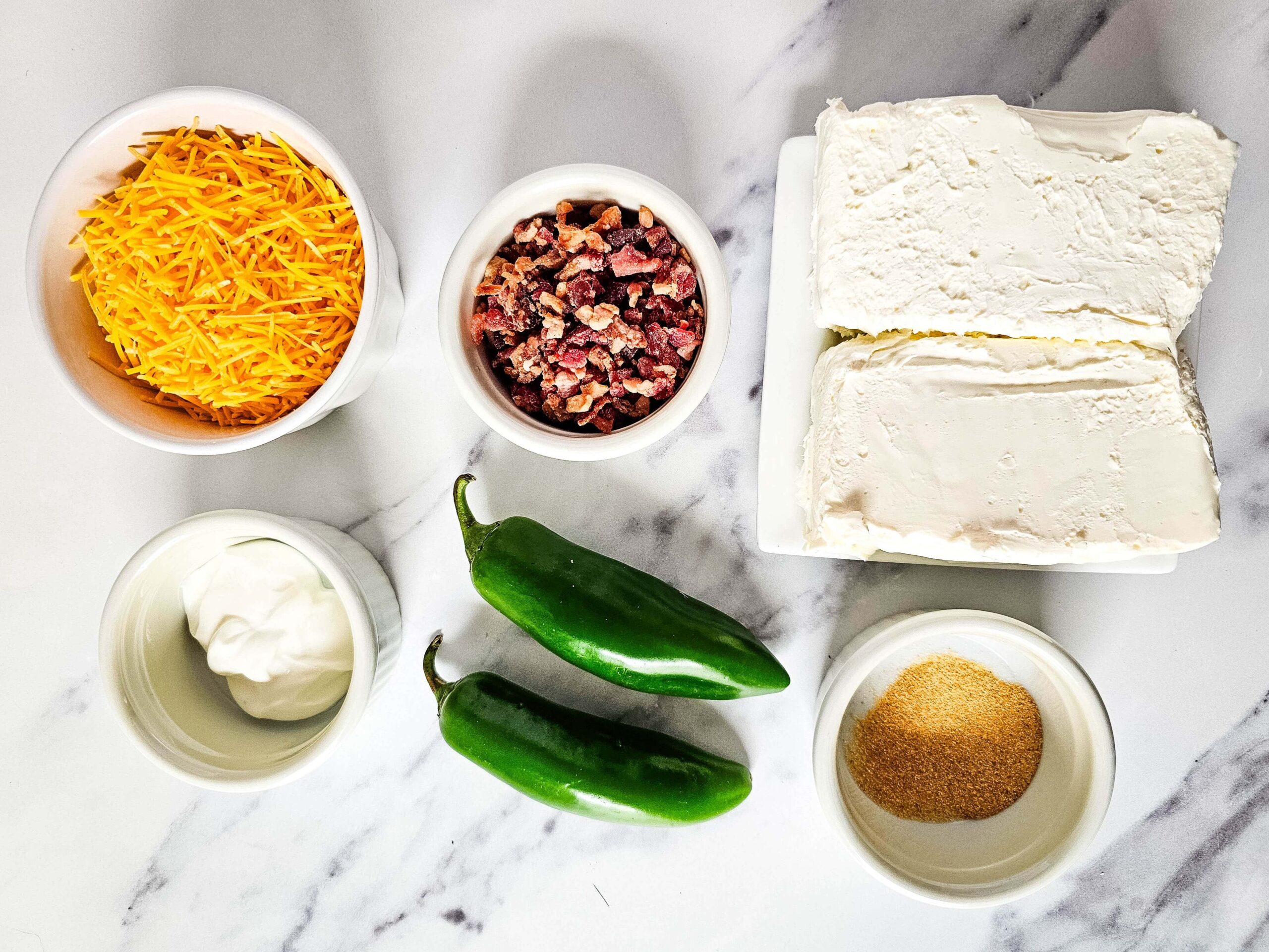 Jalapeno Popper Cheeseball Ingredients
