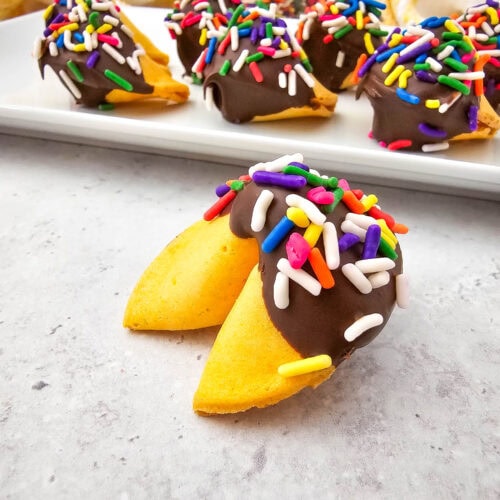 Rainbow Sprinkles Fortune Cookies