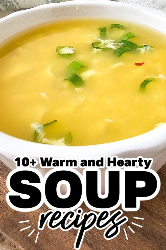 Soup Recipes -Homemade Egg Drop Soup