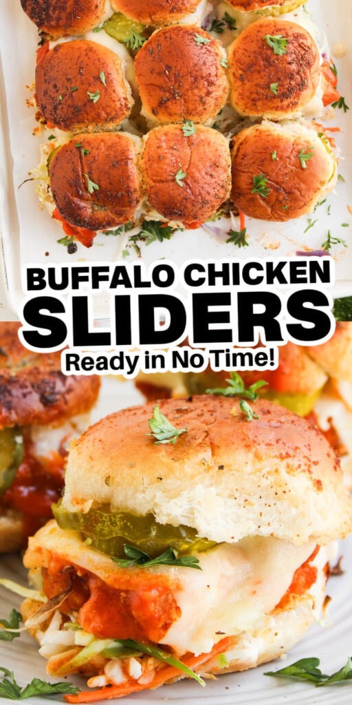 buffalo chicken sliders