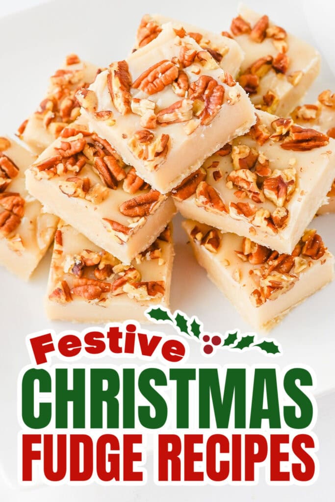 christmas fudge - Pecan Pie Fudge