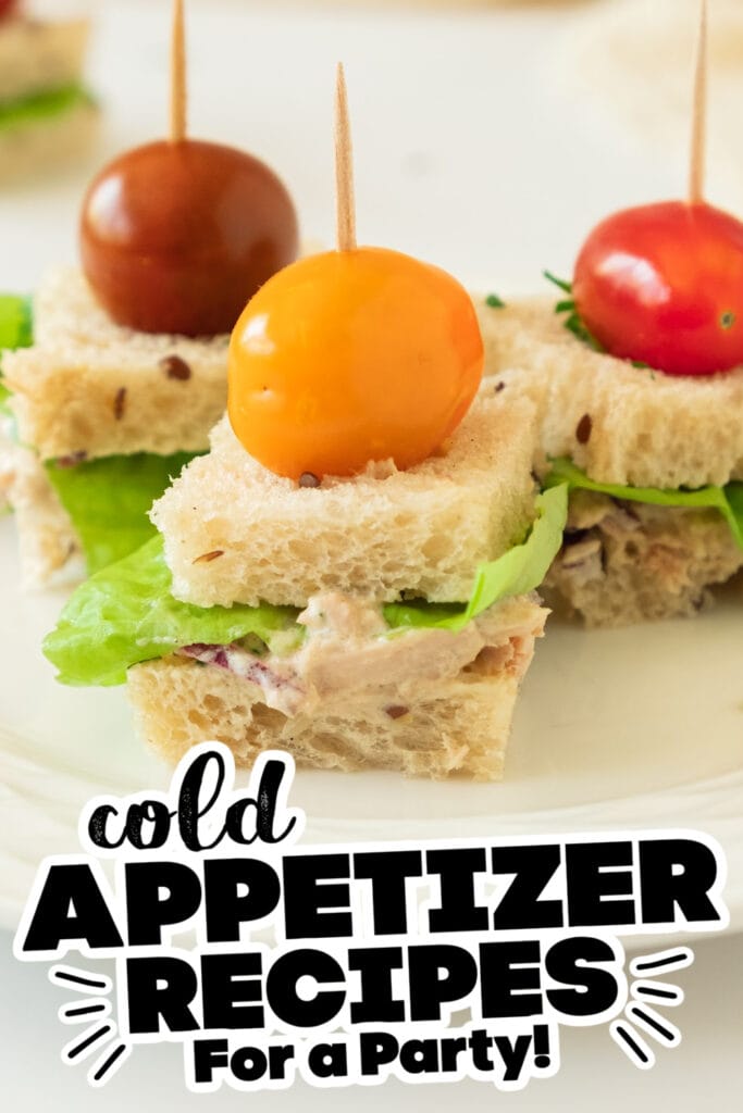 cold appetizer - Classic Tuna Tea Sandwiches