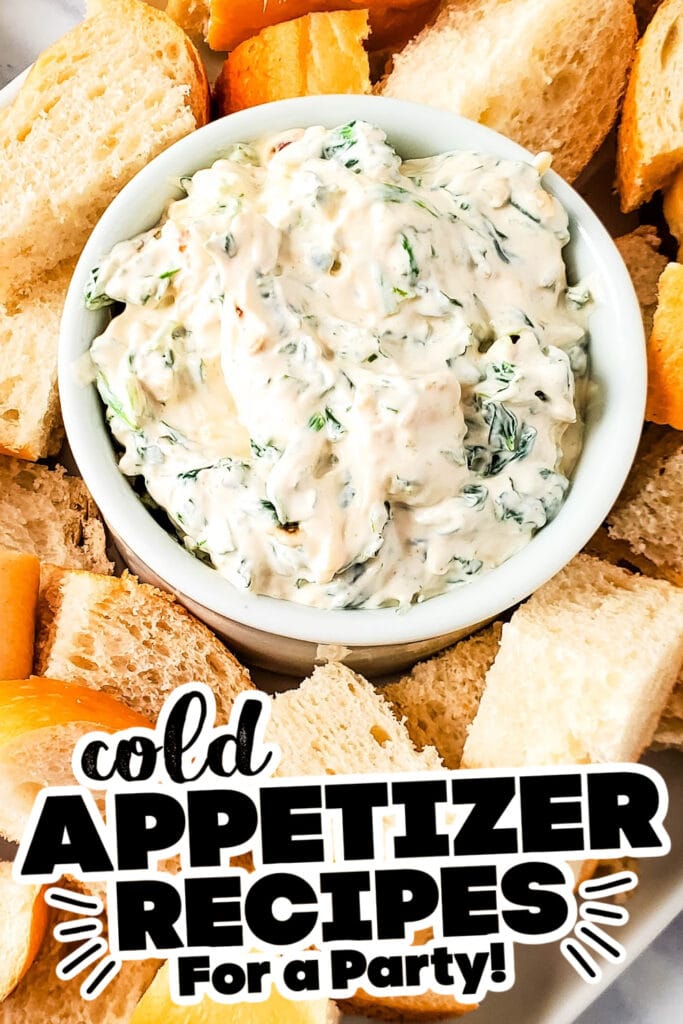 cold appetizer - Creamy Spinach Dip