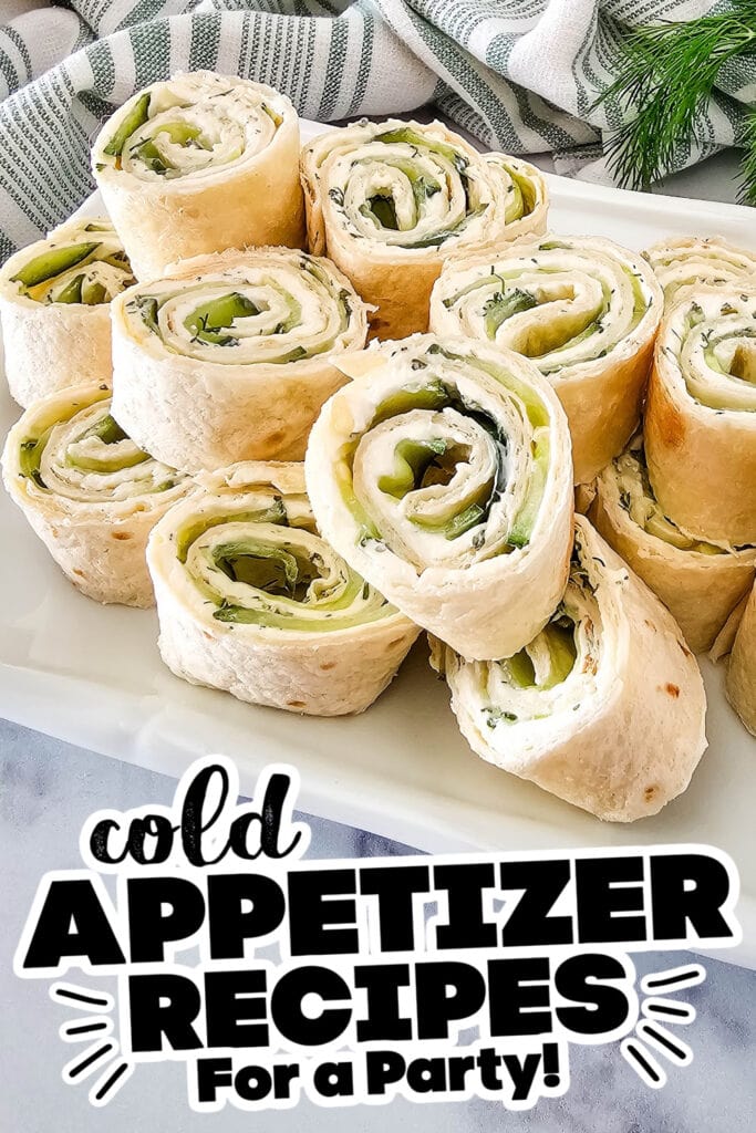 cold appetizer - Cucumber Dill Pinwheels