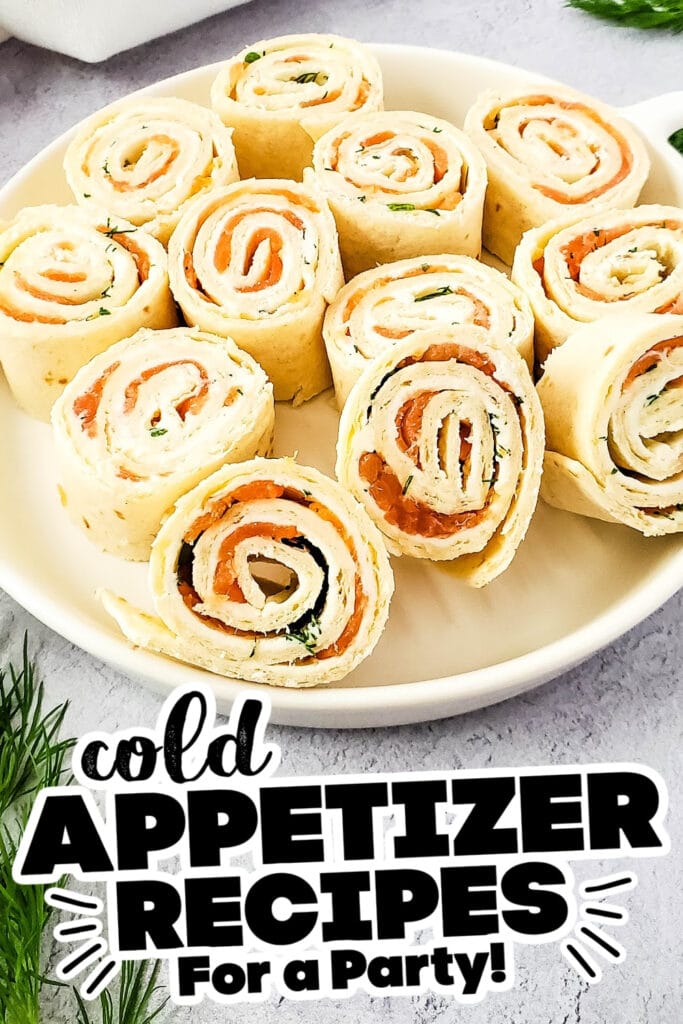 cold appetizer - Smoked Salmon Pinwheels