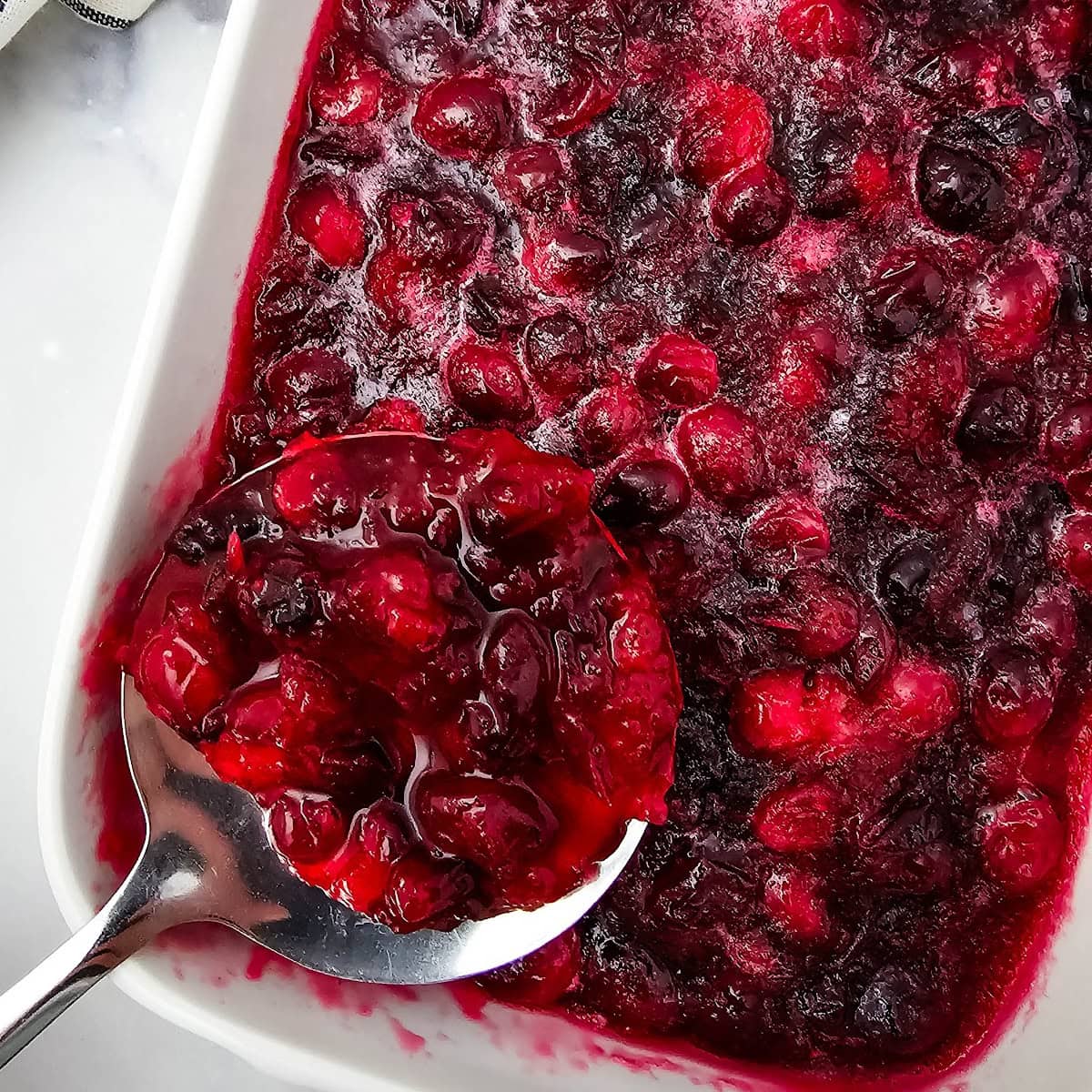 cranberry sauce social media image copy