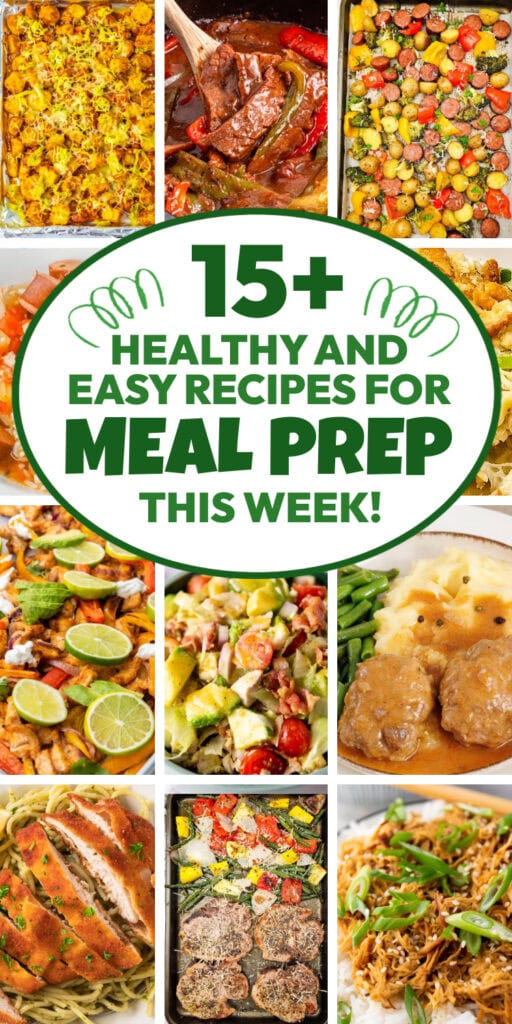 meal prep for the week