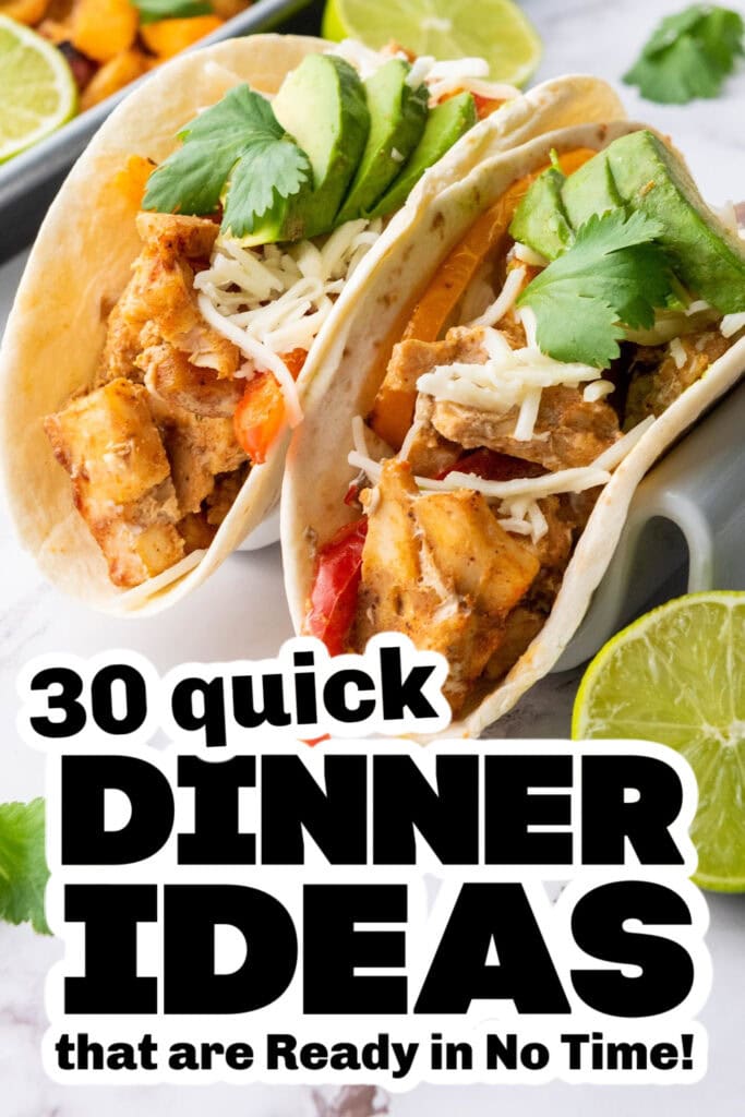 quick dinner ideas - Sheet Pan Chicken Fajitas