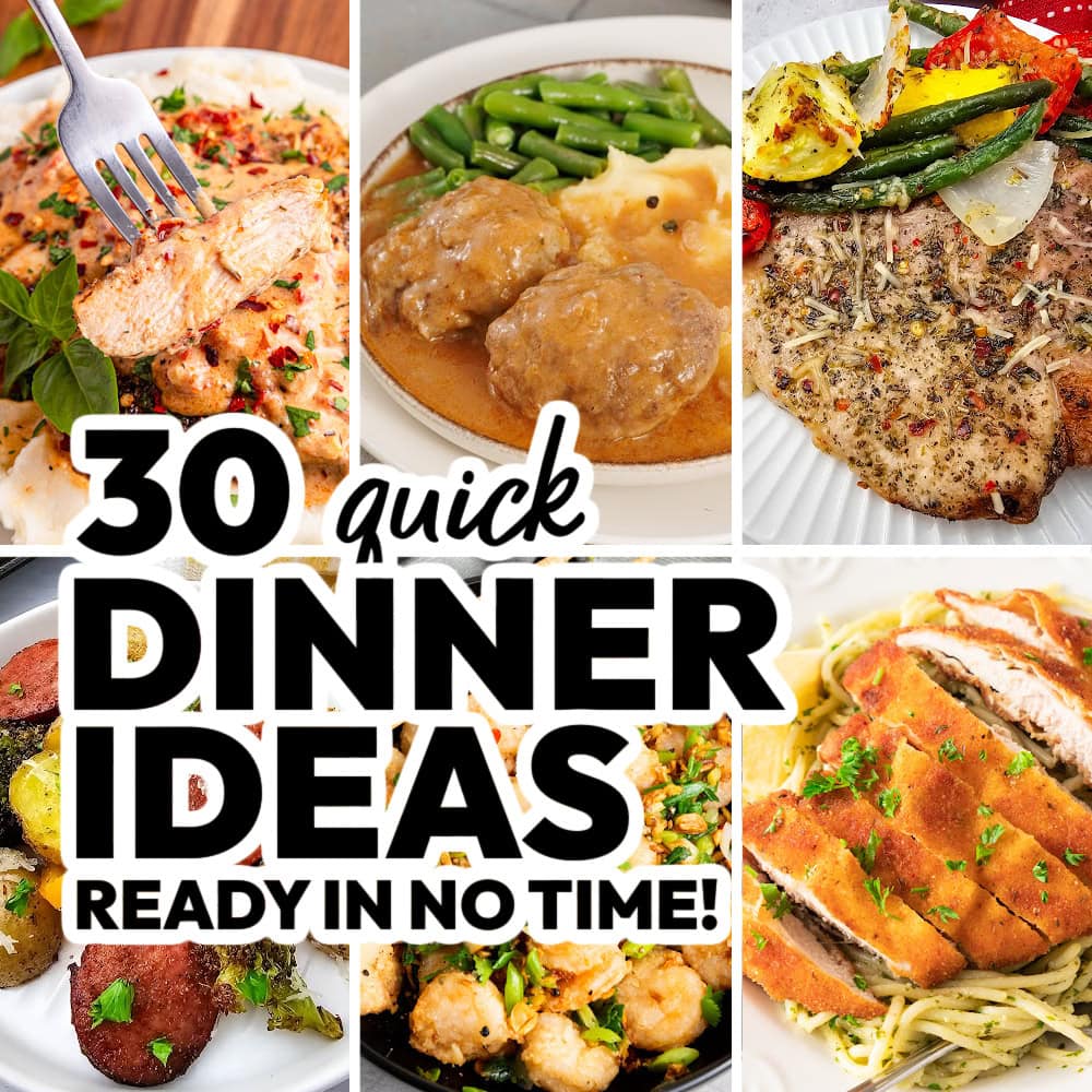 quick dinner ideas featured image