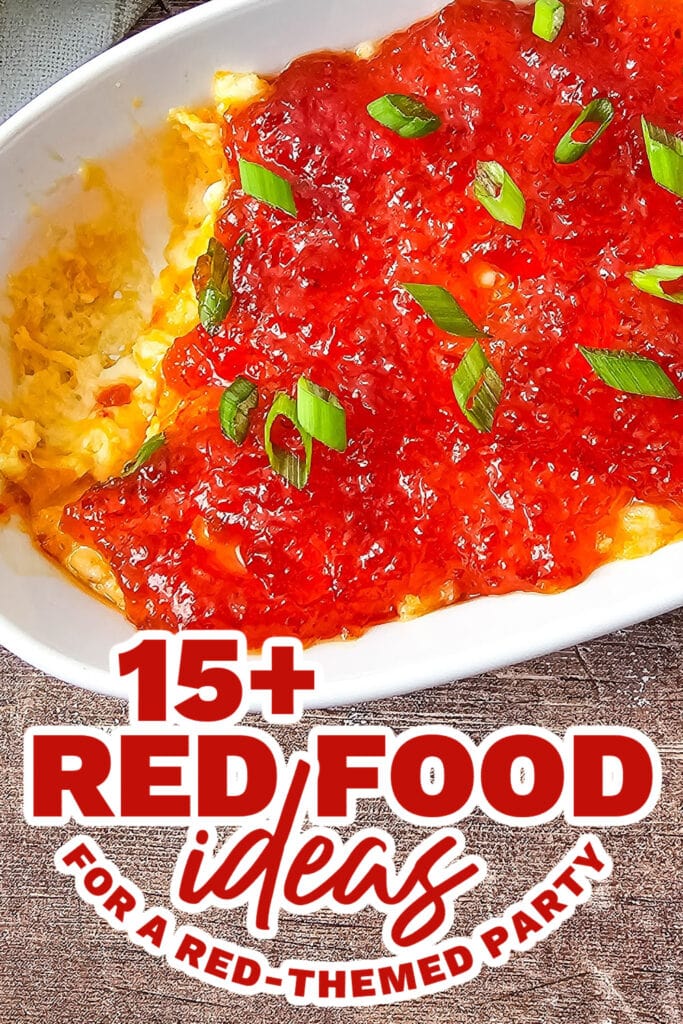 red food ideas - Pepper Jelly Cheese Dip