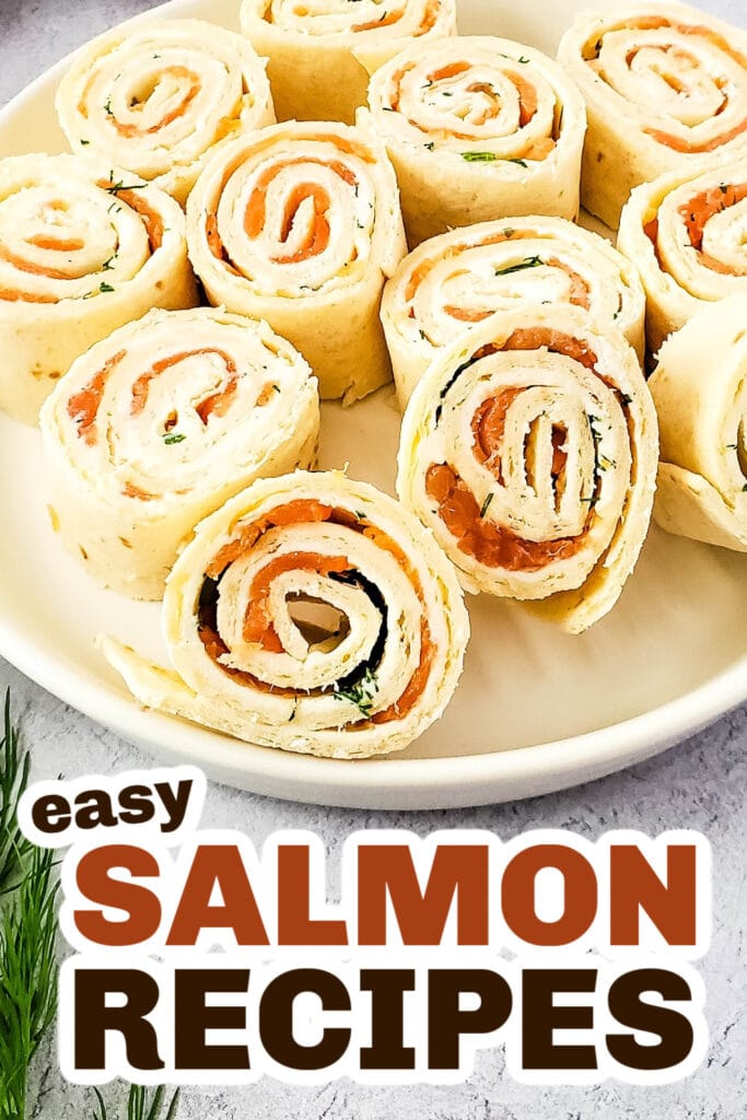salmon recipes - Smoked Salmon Pinwheels