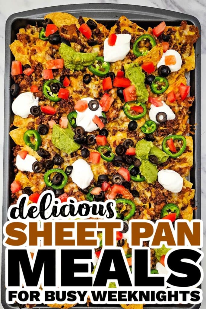 Sheet Pan Ground Beef Nachos