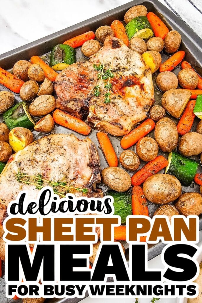 Sheet Pan Honey Glazed Pork Chops