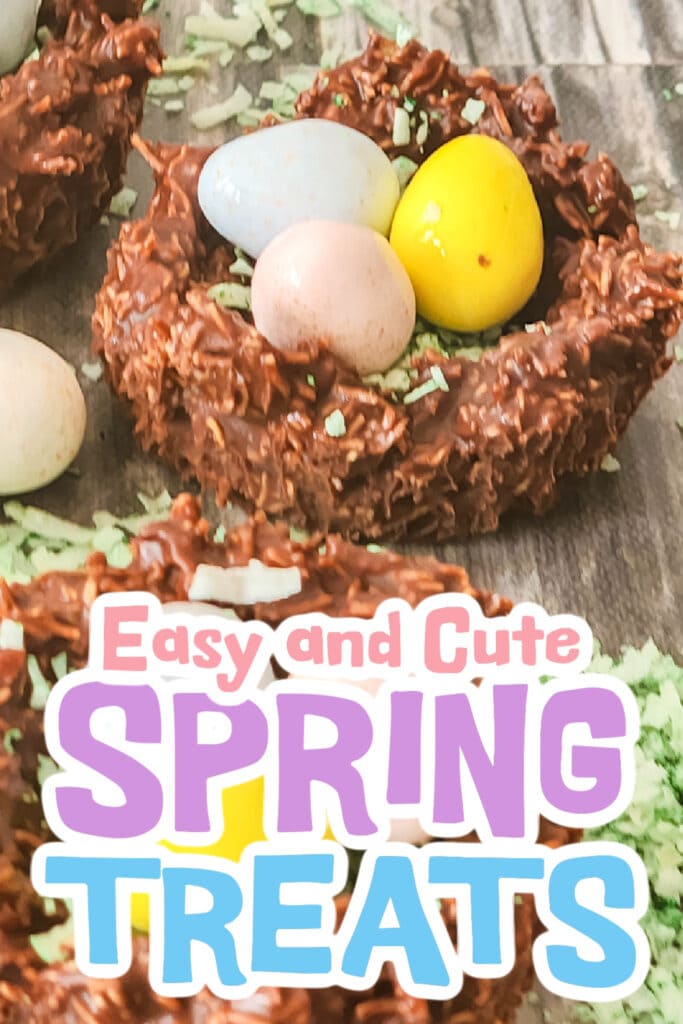 spring treats - Easter Egg Nests