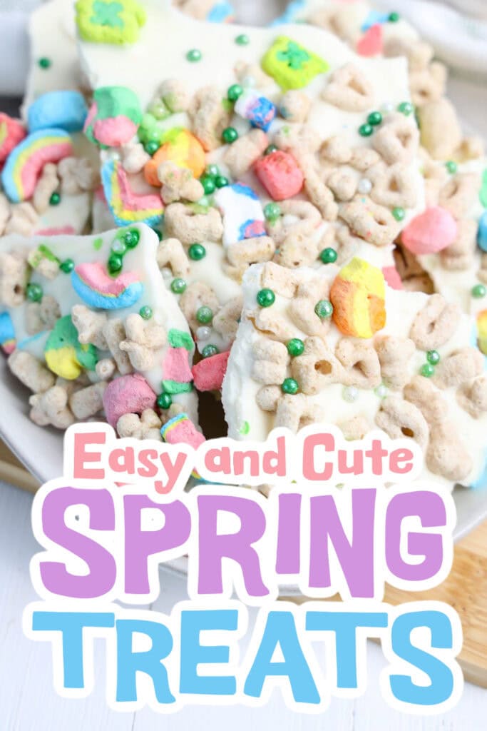 spring treats -Lucky Charms Bark
