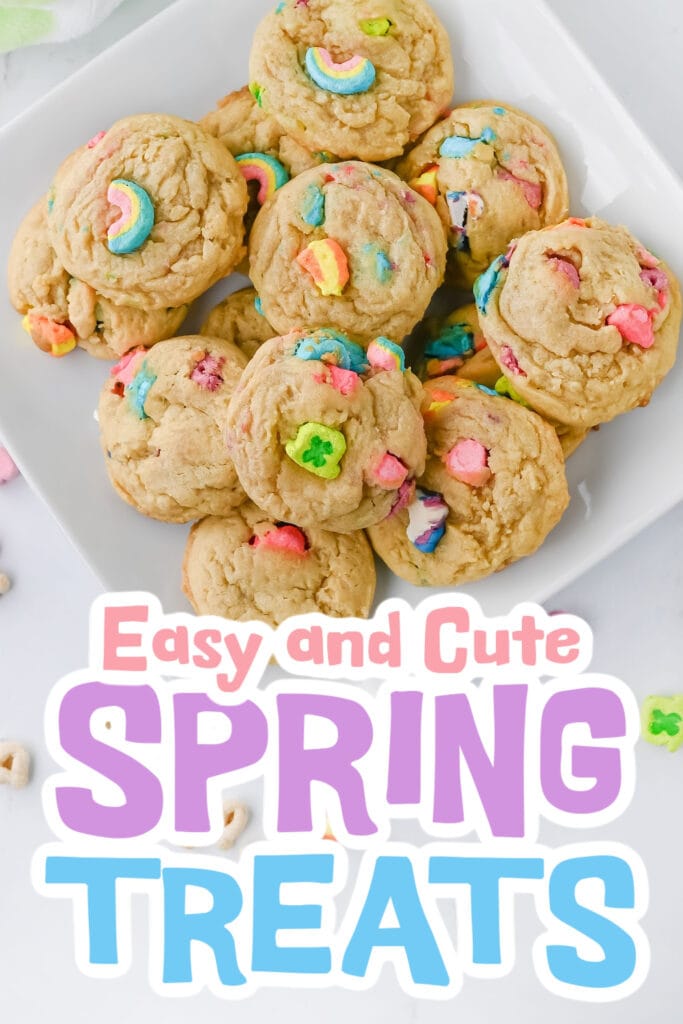 spring treats - Lucky Charms Cookies