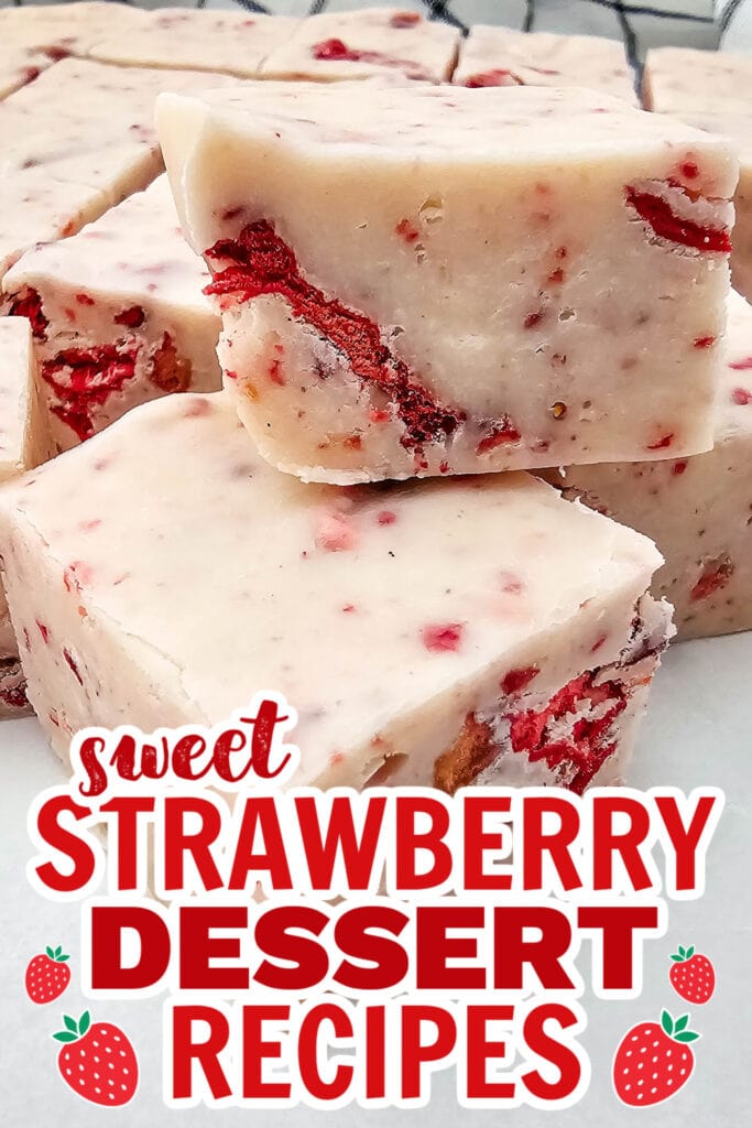 strawberry dessert recipes - Strawberry Fudge