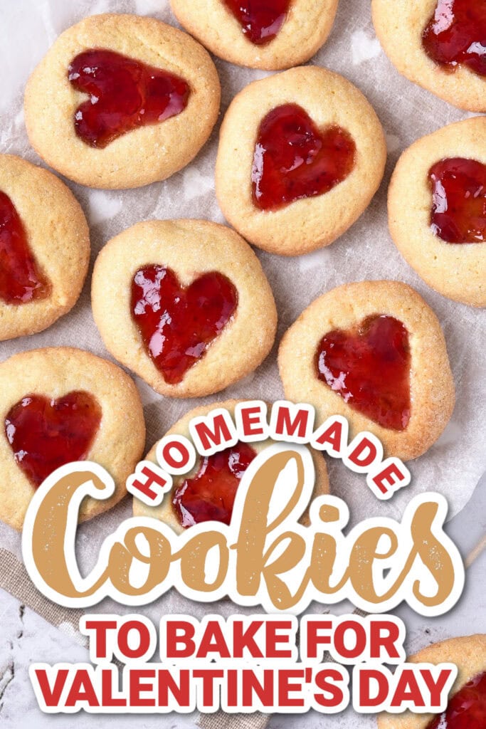 valentines cookies - Heart Print Cookies
