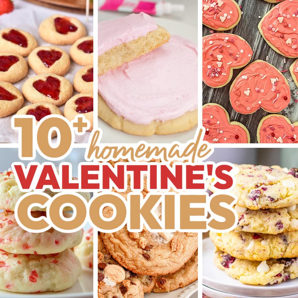 10+ Homemade Cookies to Bake for Valentine’s Day