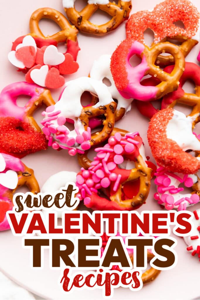 valentine's treats -Valentine’s Day Pretzels