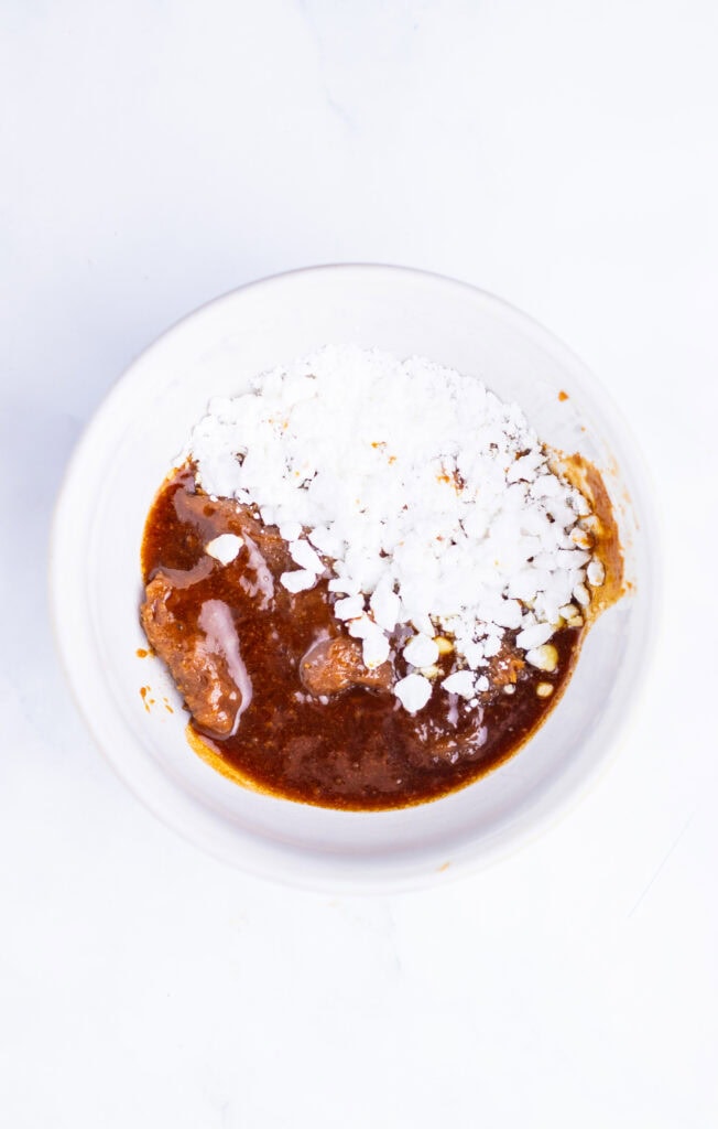 Cinnamon Roll Dip Process Photo