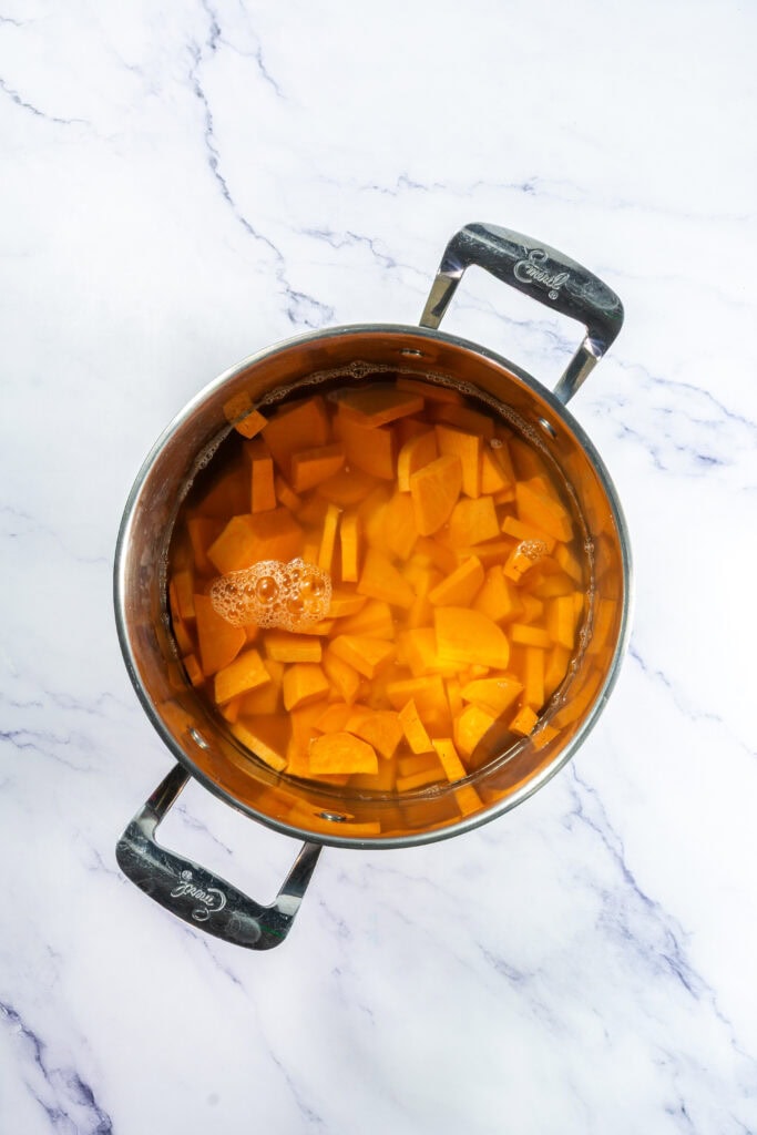 sweet potato casserole process photo