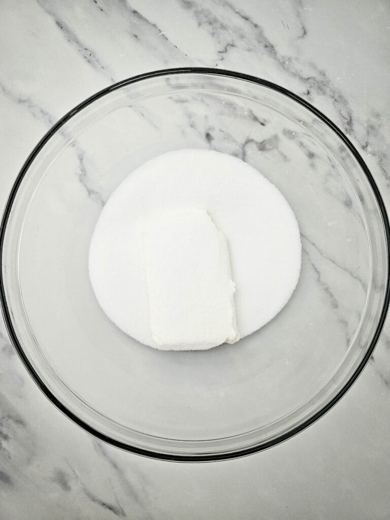 strawberry pretzel salad process photo