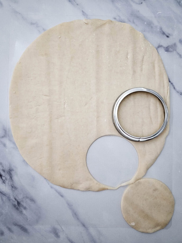 Mini Strawberry Pies Process Photo