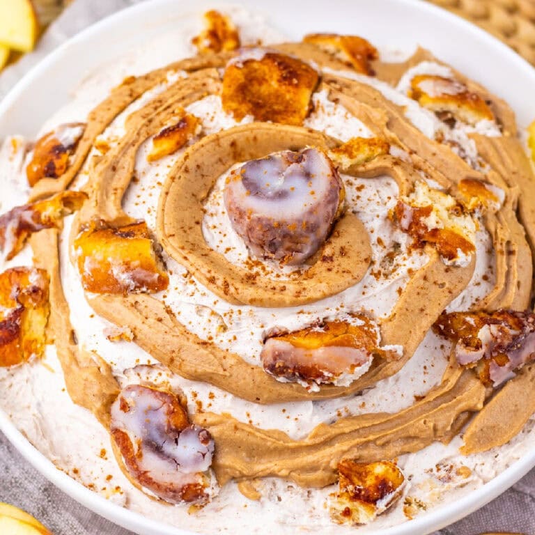 cinnamon roll dip featured image