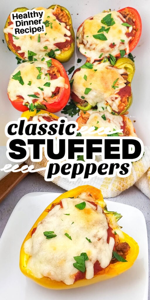classic stuffed peppers - dinner recipes