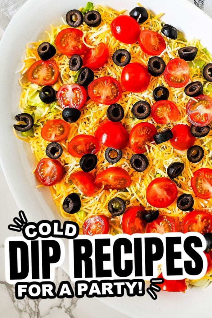 cold dip recipes - Classic Taco Dip