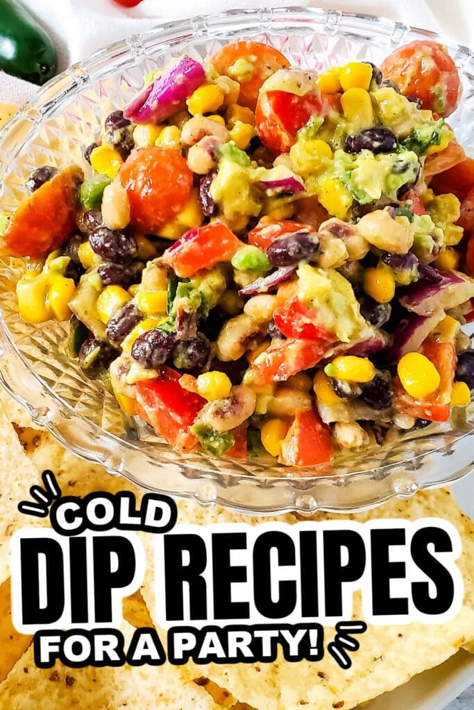 cold dip recipes - Cowboy Caviar Dip