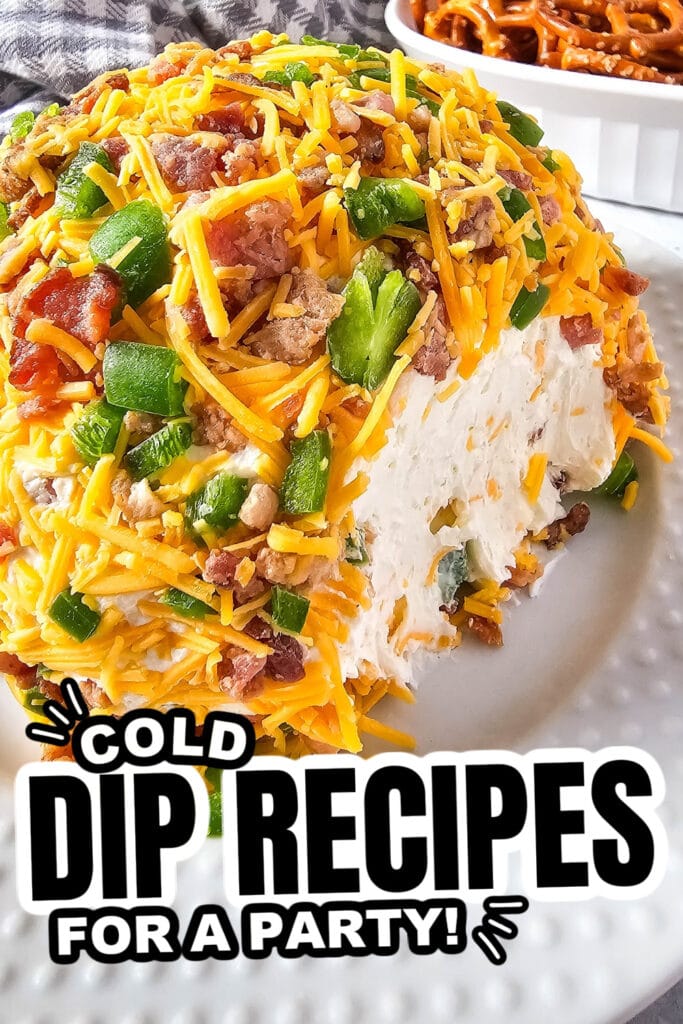 cold dip recipes - Jalapeno Popper Cheeseball