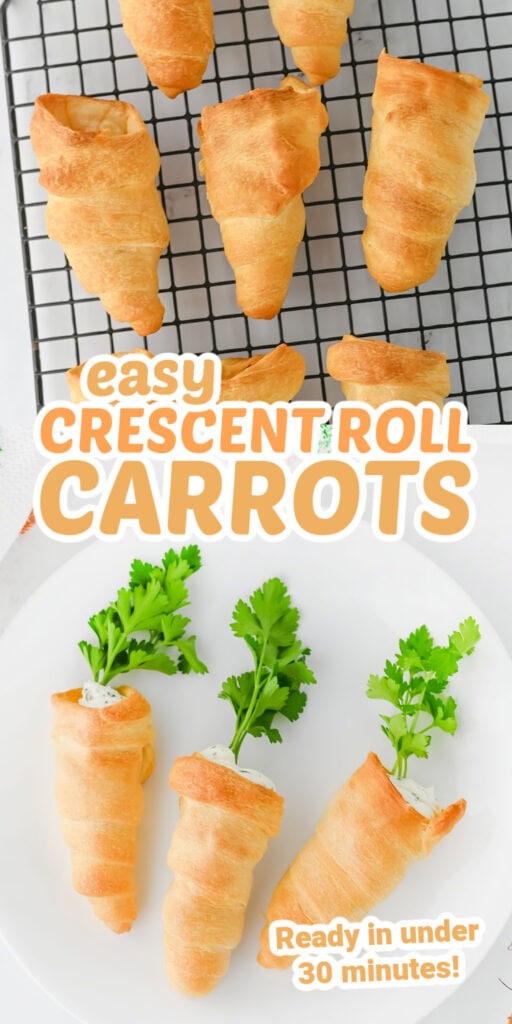 crescent roll carrots pin image