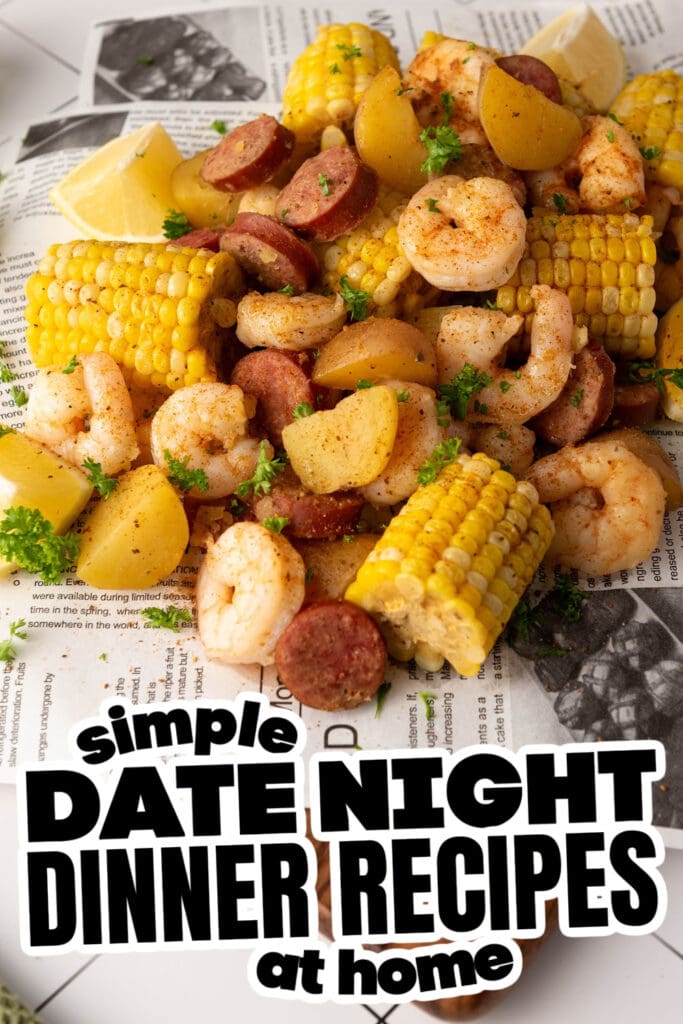 date night dinner -One-Pot Instant Pot Shrimp Boil