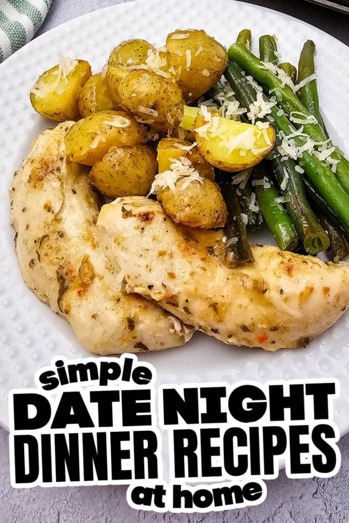 date night dinner - Sheet Pan Garlic Parmesan Chicken
