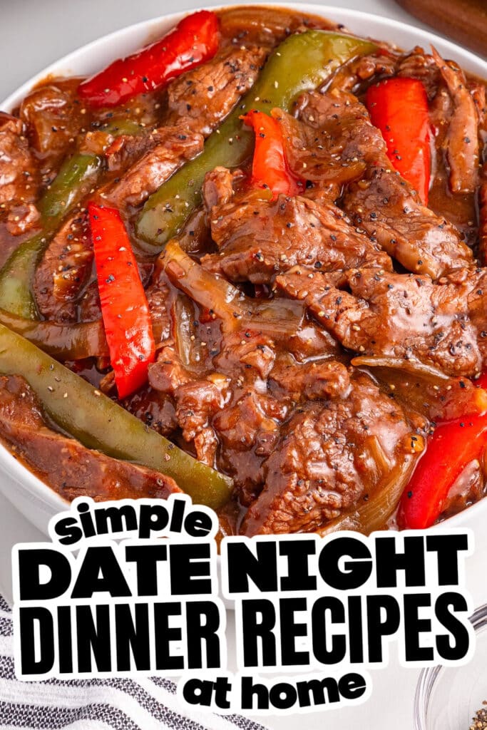 date night dinner - Slow Cooker Pepper Steak