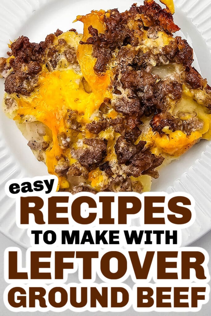 leftover ground beef - Cheesy Hamburger Potato Casserole