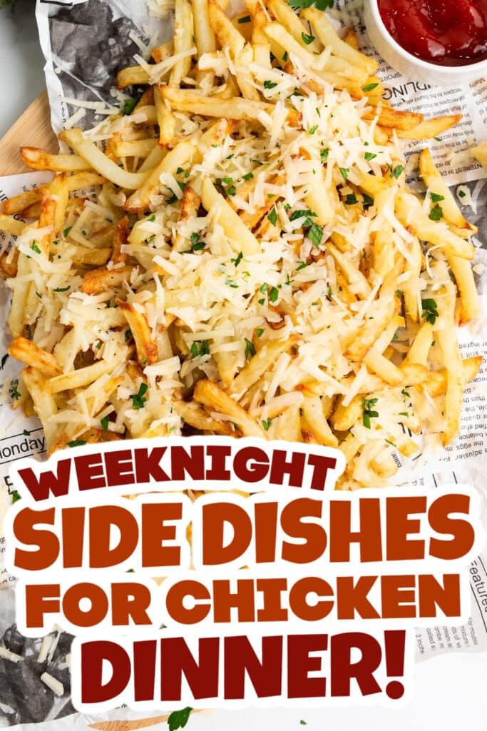 side dishes for chicken - Air Fryer Parmesan Truffle Fries