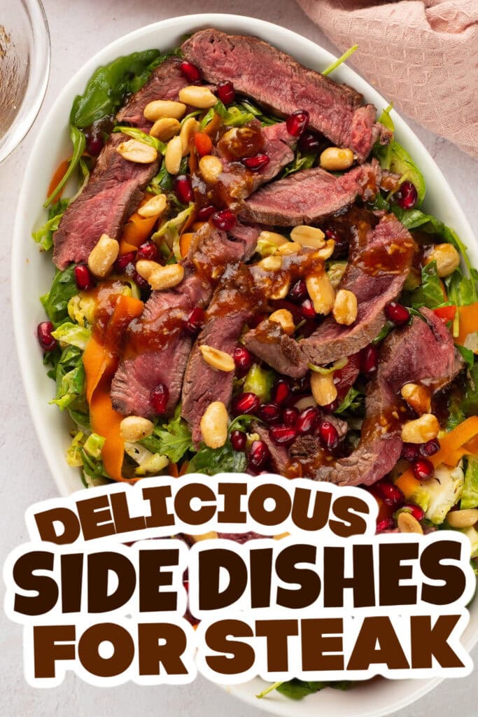 side dishes for ham - One-Pan Winter Salad with Steak