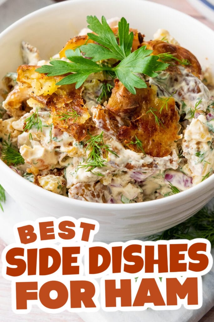 side dishes for ham - Smashed Potato Salad