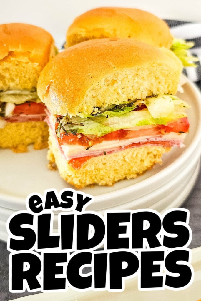 sliders recipes - Bite-Sized Italian Sub Sliders