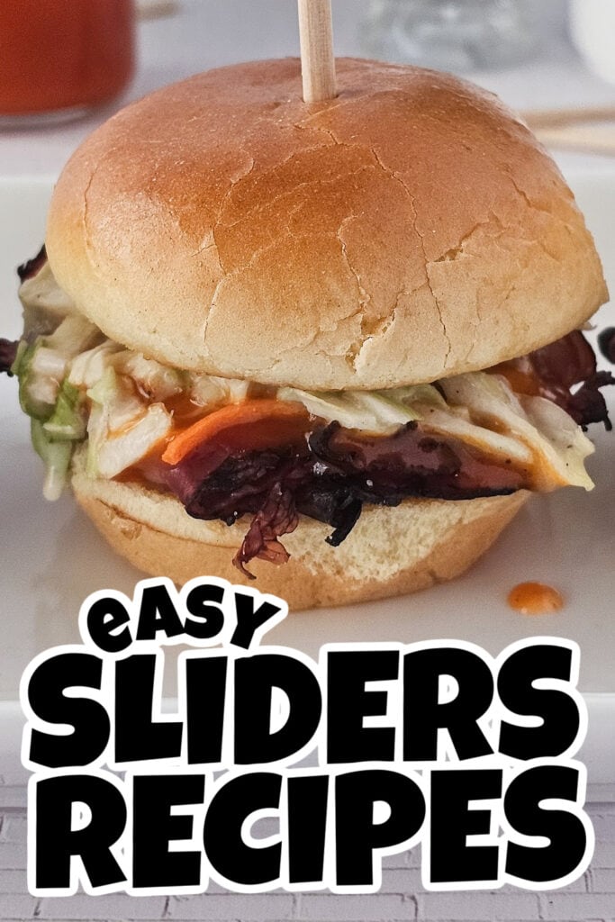sliders recipes - Pastrami Slaw Sliders