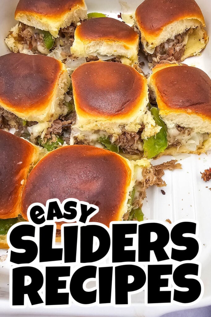 sliders recipes - Philly Cheesesteak Sliders
