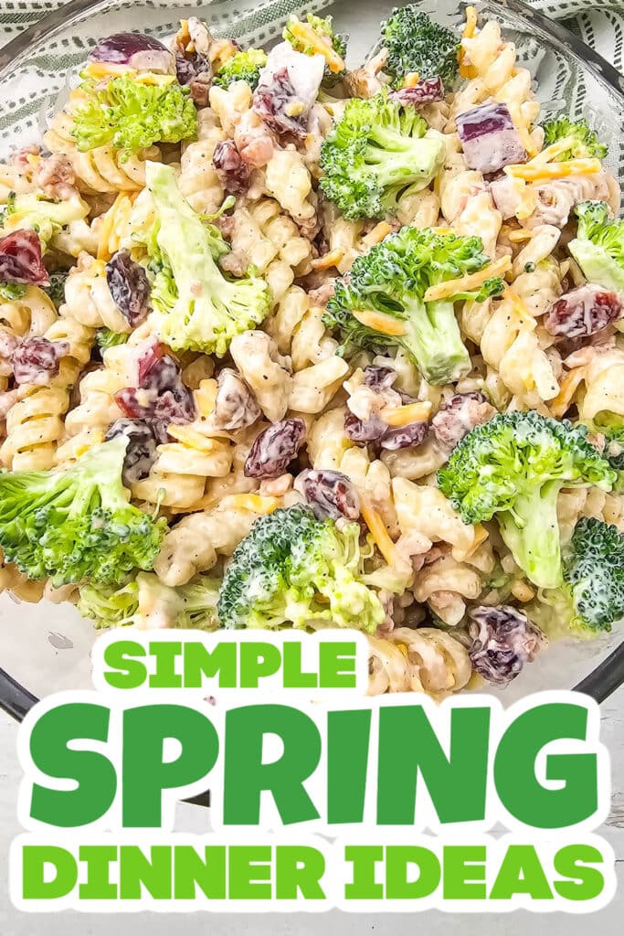 spring dinner - Broccoli Pasta Salad